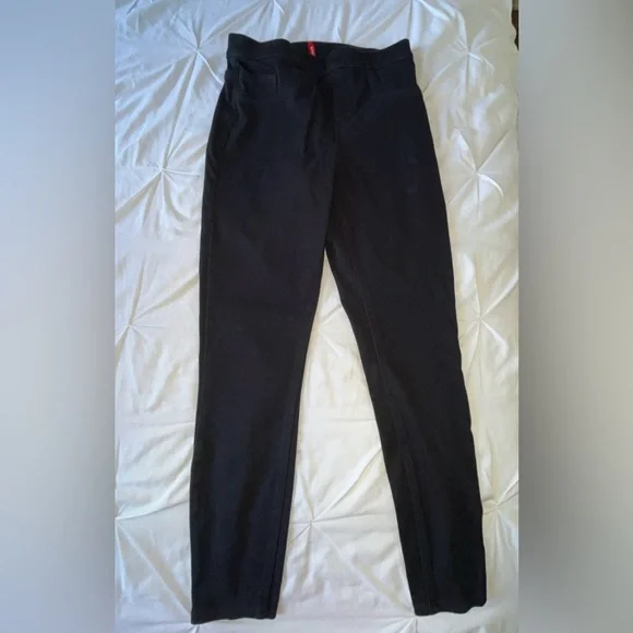 SPANX Black Colored Jegging Style Ankle Leggings SIZE M - Picture 5 of 9
